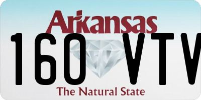 AR license plate 160VTV
