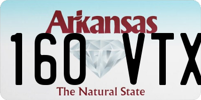 AR license plate 160VTX