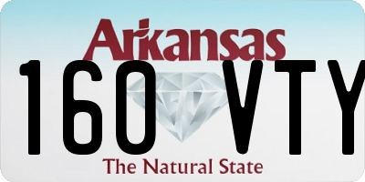 AR license plate 160VTY