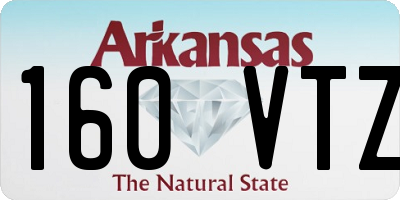 AR license plate 160VTZ