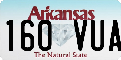 AR license plate 160VUA