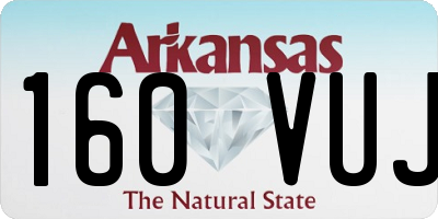 AR license plate 160VUJ