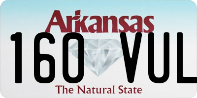 AR license plate 160VUL