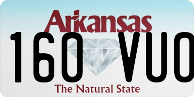 AR license plate 160VUO