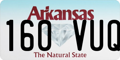 AR license plate 160VUQ
