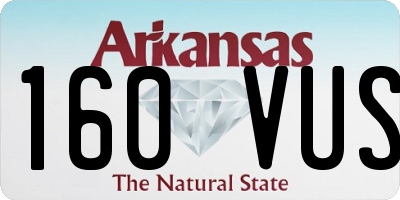 AR license plate 160VUS