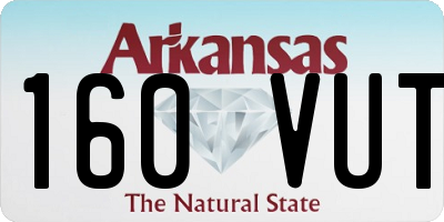 AR license plate 160VUT