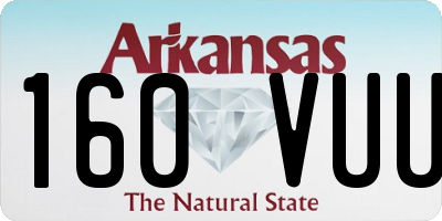 AR license plate 160VUU