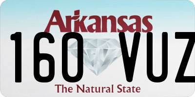 AR license plate 160VUZ