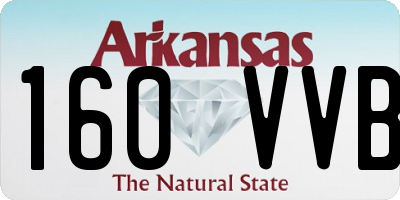 AR license plate 160VVB