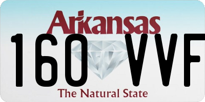 AR license plate 160VVF