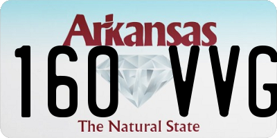 AR license plate 160VVG