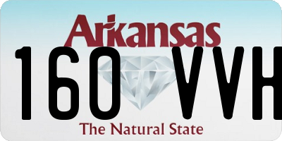 AR license plate 160VVH