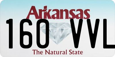 AR license plate 160VVL