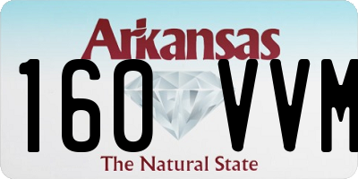 AR license plate 160VVM