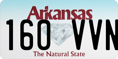 AR license plate 160VVN