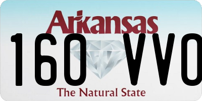 AR license plate 160VVO
