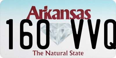 AR license plate 160VVQ