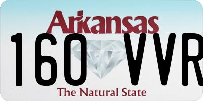 AR license plate 160VVR