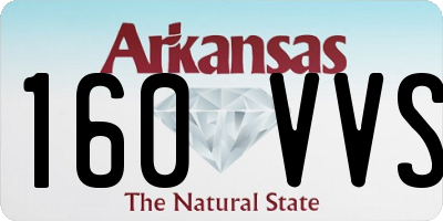 AR license plate 160VVS