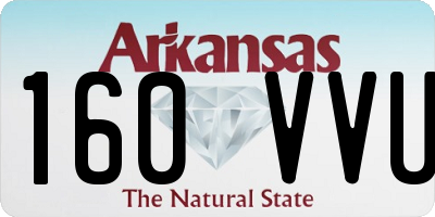 AR license plate 160VVU