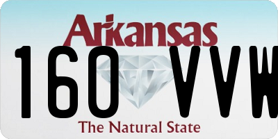 AR license plate 160VVW