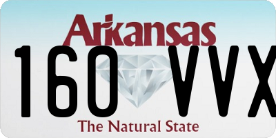 AR license plate 160VVX