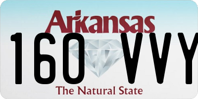 AR license plate 160VVY