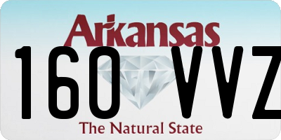 AR license plate 160VVZ