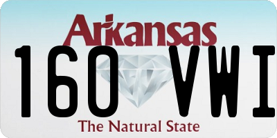 AR license plate 160VWI