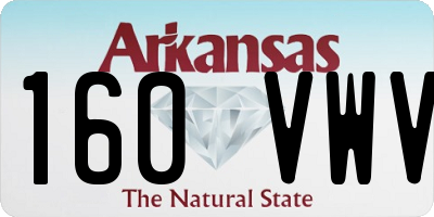 AR license plate 160VWV