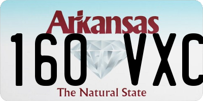 AR license plate 160VXC