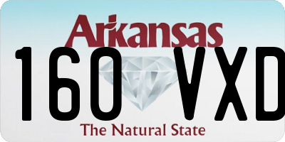 AR license plate 160VXD