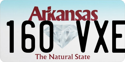 AR license plate 160VXE