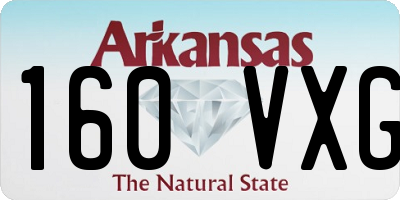 AR license plate 160VXG