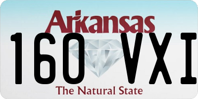 AR license plate 160VXI