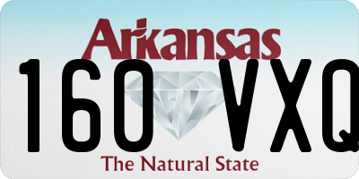 AR license plate 160VXQ