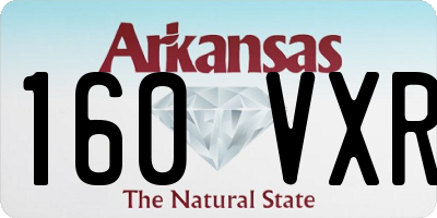 AR license plate 160VXR