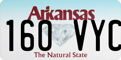 AR license plate 160VYC