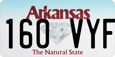 AR license plate 160VYF