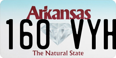 AR license plate 160VYH