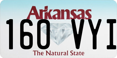 AR license plate 160VYI