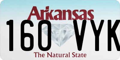 AR license plate 160VYK