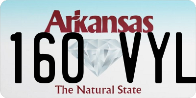 AR license plate 160VYL