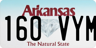 AR license plate 160VYM