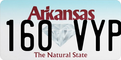 AR license plate 160VYP