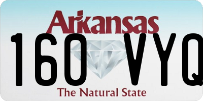 AR license plate 160VYQ