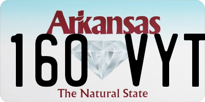 AR license plate 160VYT