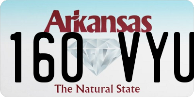 AR license plate 160VYU