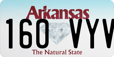 AR license plate 160VYV